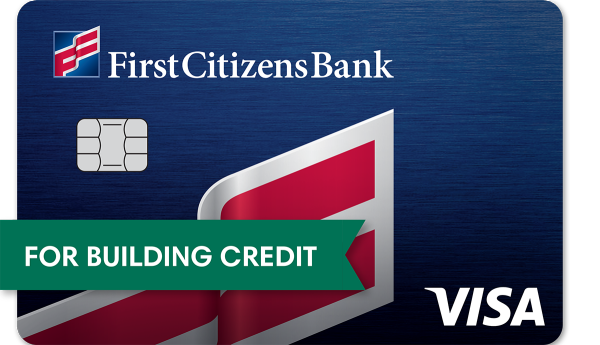 Build credit with a Visa Secured Cash Back credit card from First Citizens Bank