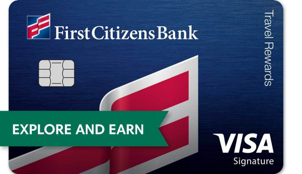 Explore and earn with a Visa Travel Rewards credit card from First Citizens Bank