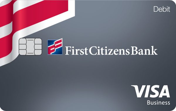 First Citizens Bank Business Visa debit card
